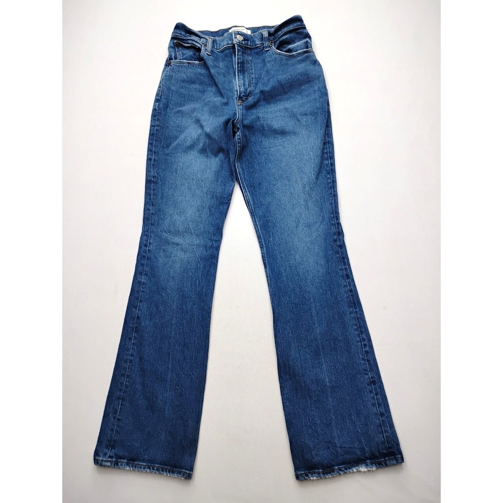 Abercrombie & Fitch Womens 70s Vintage Flare Ultra High Rise Jeans Size 8 Blue